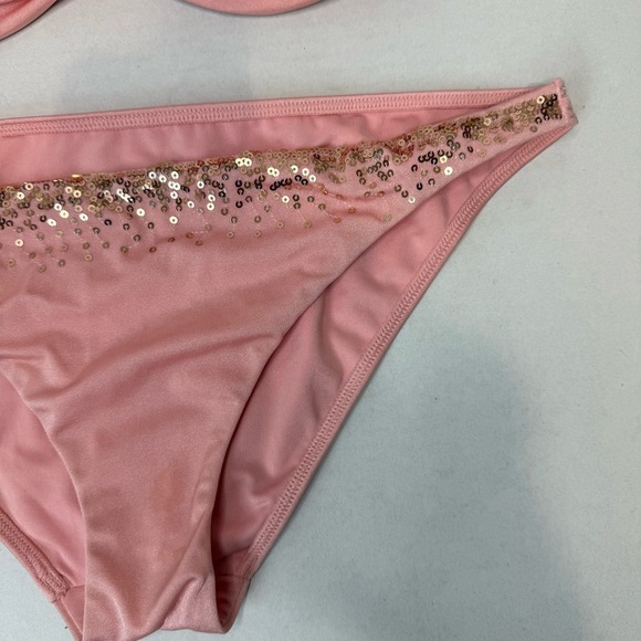 Victoria’s Secret Pink Bandeau Bikini Set – 34D Top / Medium Bottoms - Picture 2 of 7